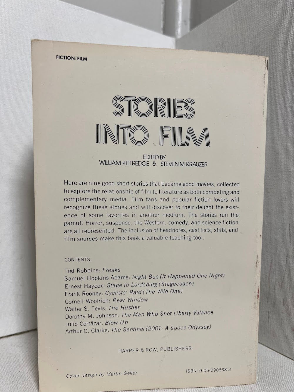 Stories Into Film edited by William Kittredge & Steven M. Krauzer