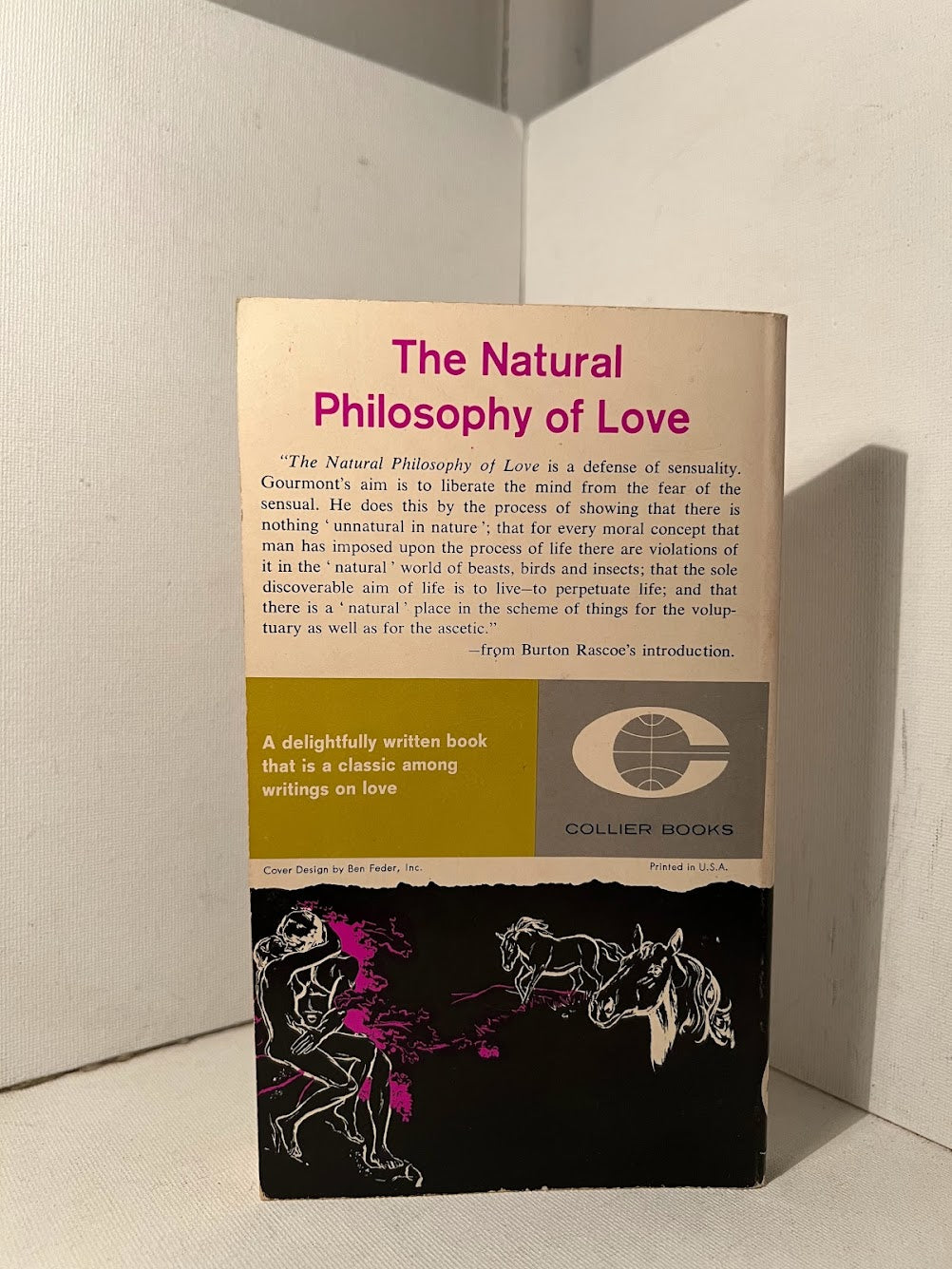 The Natural Philosophy of Love by Remy de Gourmont