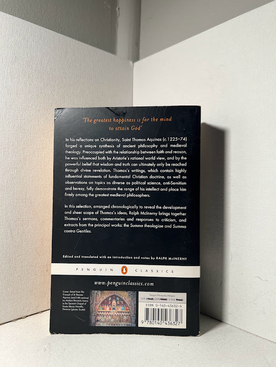 Selected Writings by Thomas Aquinas