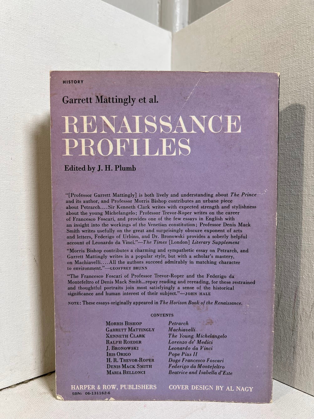 Renaissance Profiles edited by J.H. Plumb