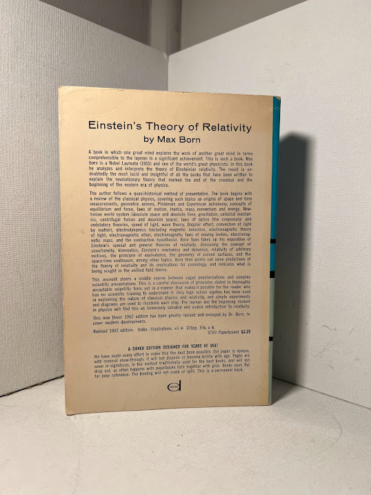 Einstein's Theory of Relativity by Max Born