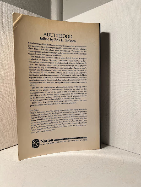 Adulthood edited by Erik Erikson