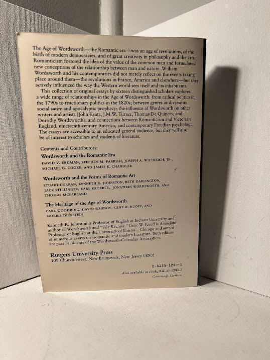 The Age of William Wordsworth: Critical Essays on the Romantic Tradition
