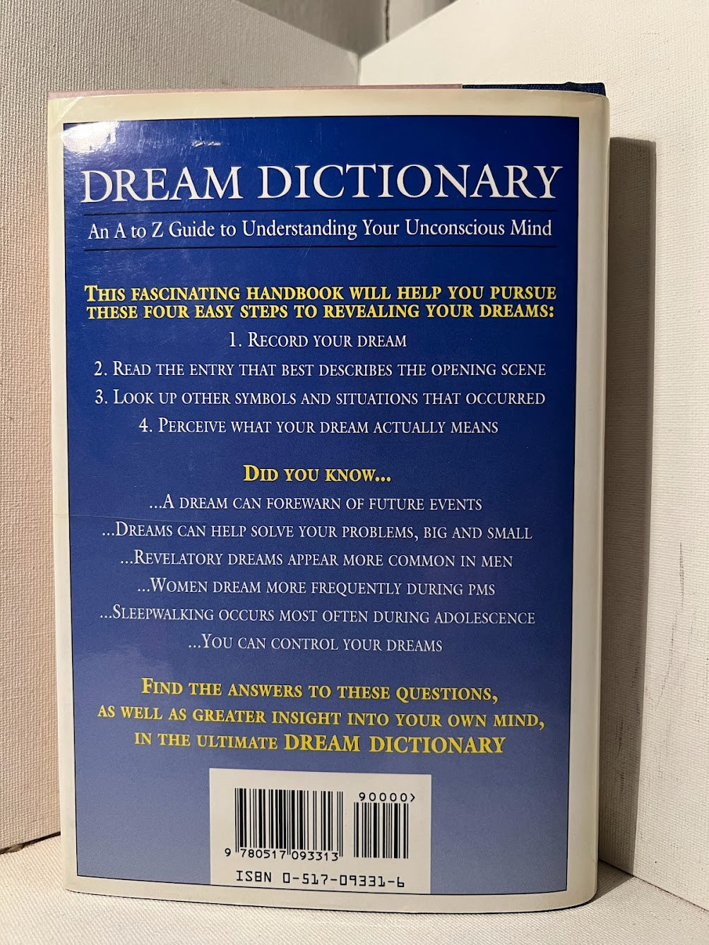 Dream Dictionary by Tony Crisp