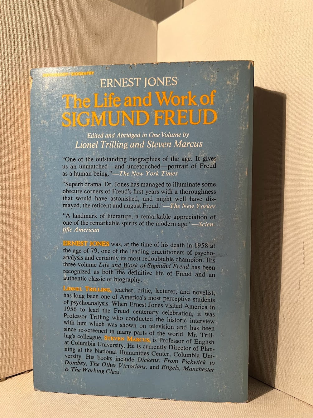 The Life and Work of Sigmund Freud by Ernest Jones