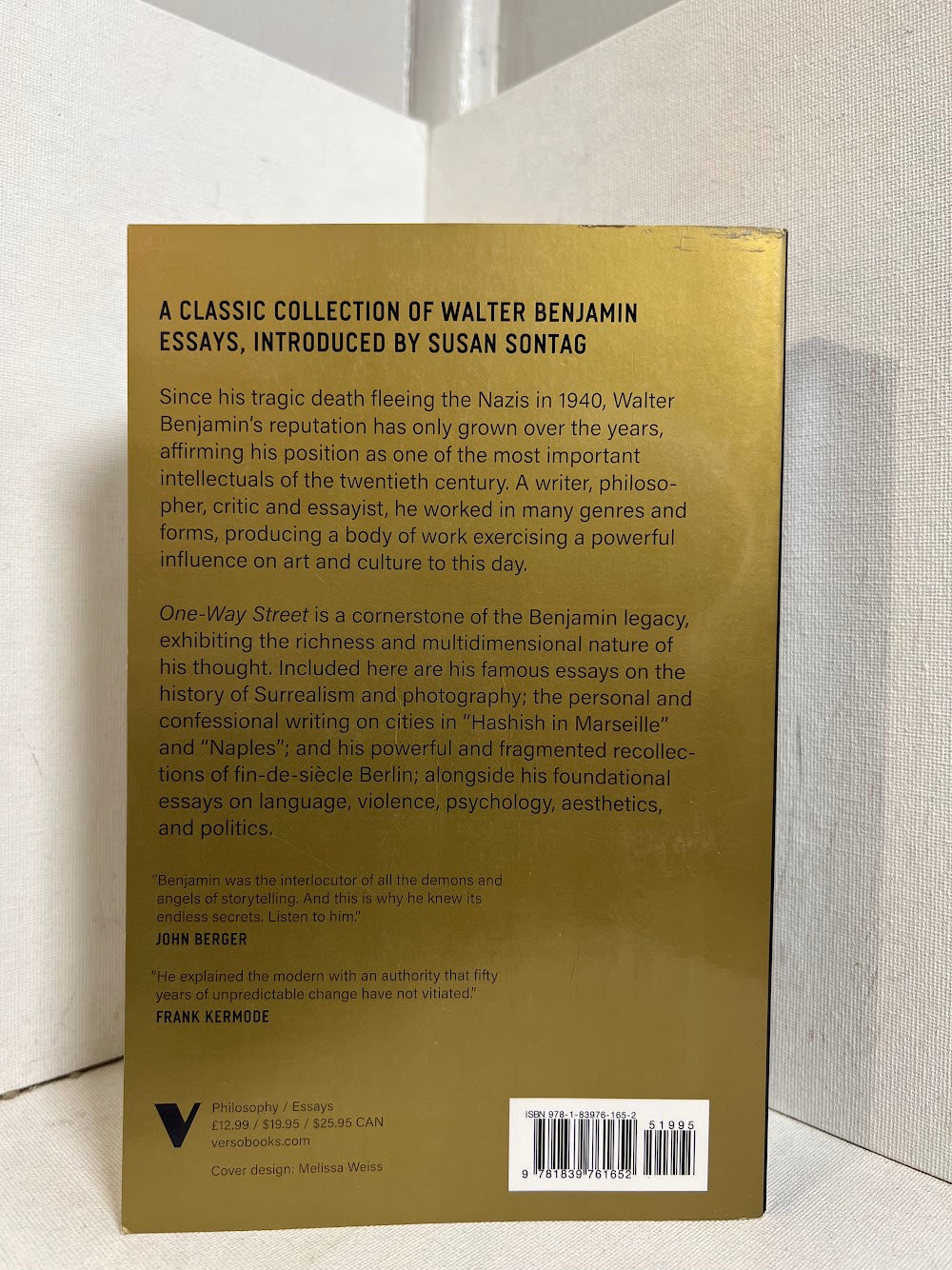 One-Way Street by Walter Benjamin