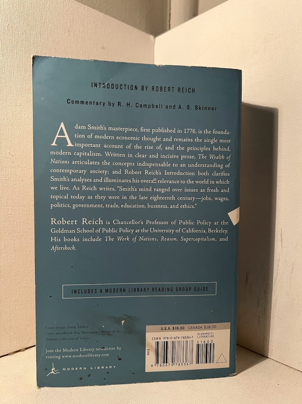 The Wealth of Nations by Adam Smith