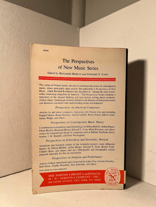 Perspectives on Contemporary Music Theory edited by Benjamin Boretz and Edward T. Cone