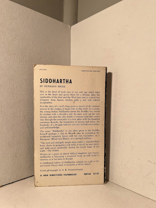 Siddhartha by Hermann Hesse