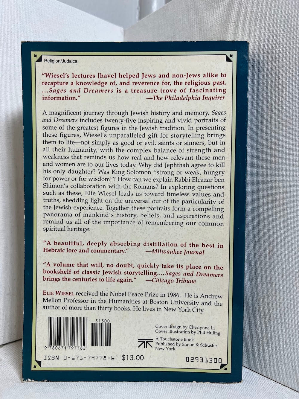 Sages and Dreamers by Elie Wiesel