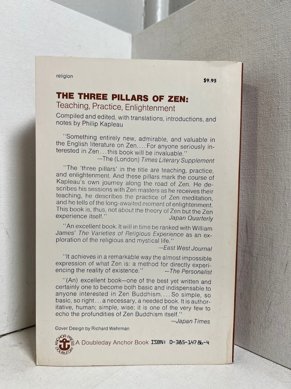 The Three Pillars of Zen by Roshi Philip Kapleau