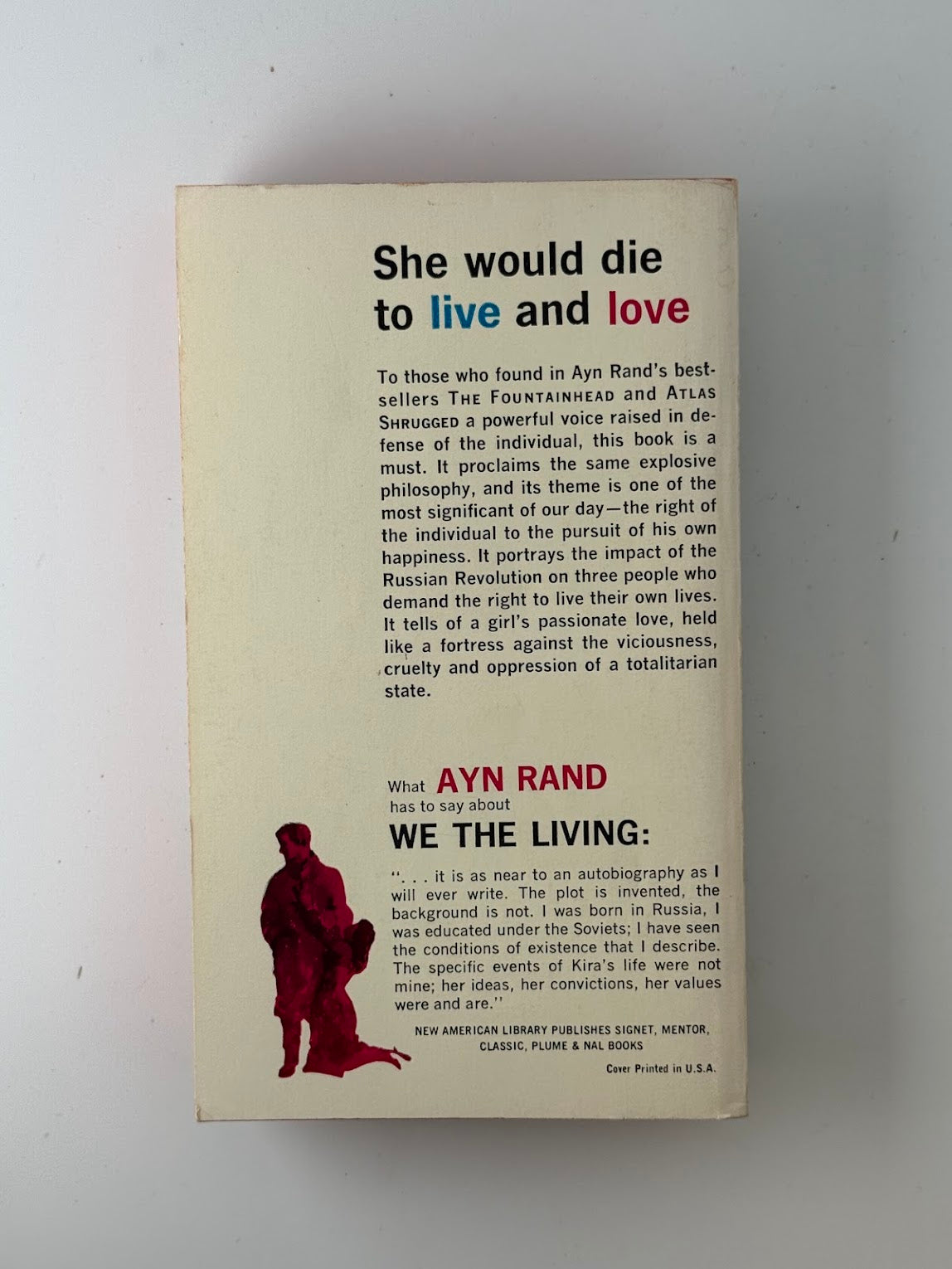 We The Living by Ayn Rand