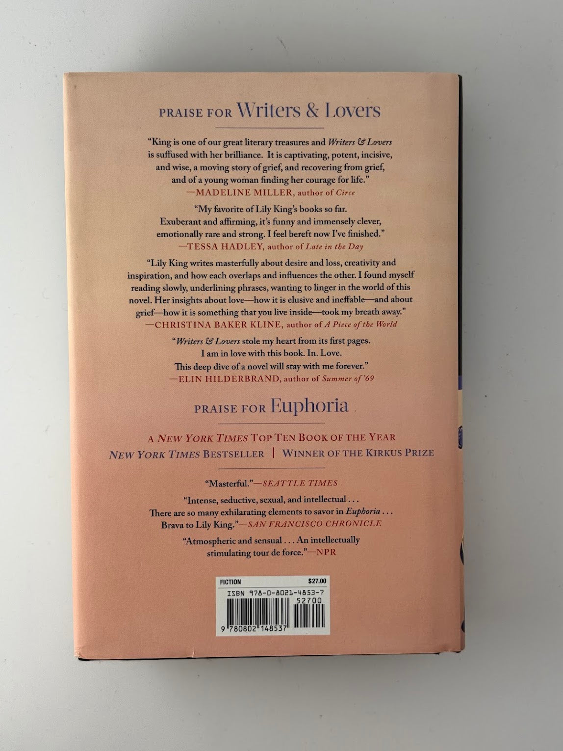 Writers & Lovers by Lily King