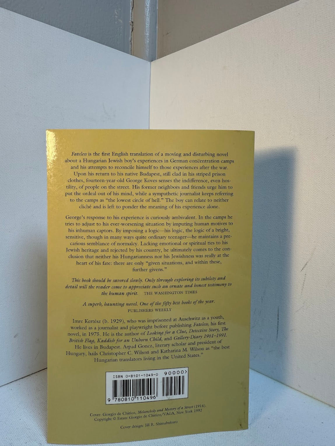 Fateless by Imre Kertesz