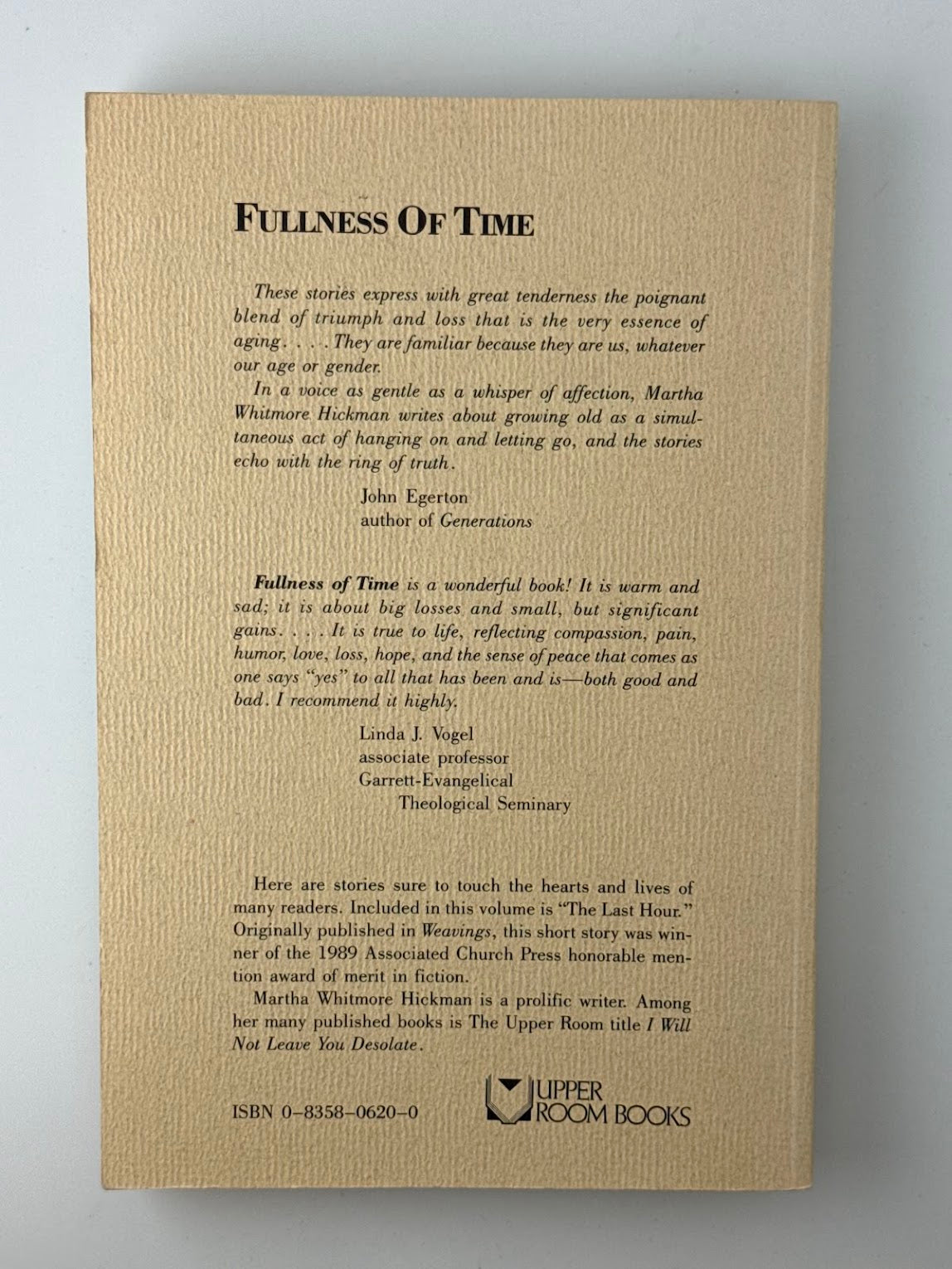 Fullness of Time by Martha Whitmore Hickman