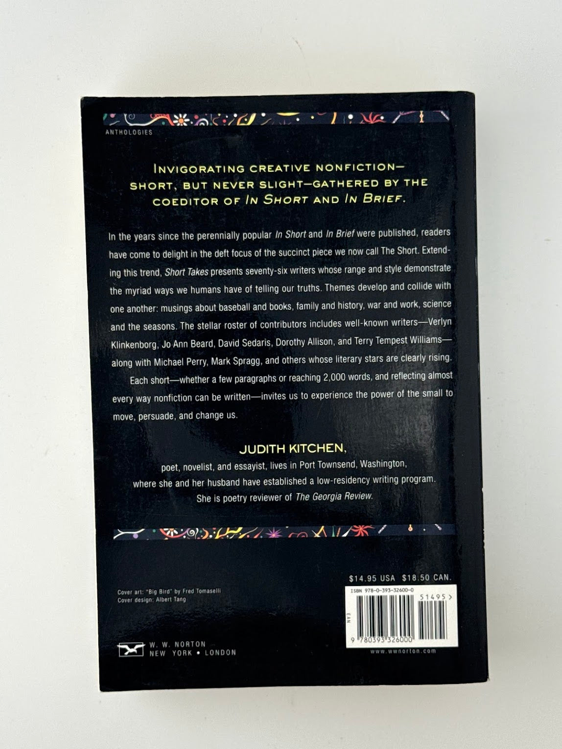 Short Takes edited by Judith Kitchen