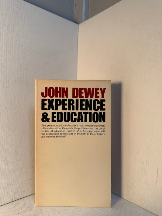 Experience & Education by John Dewey