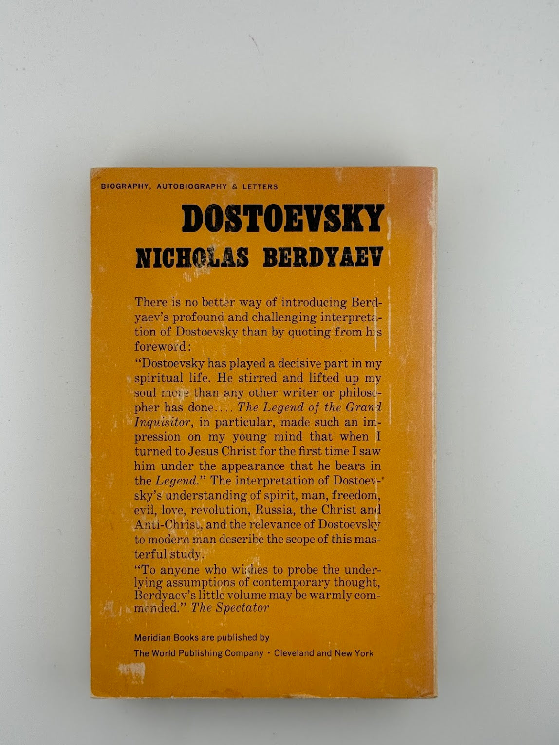 Dostoevsky by Nicholas Berdyaev