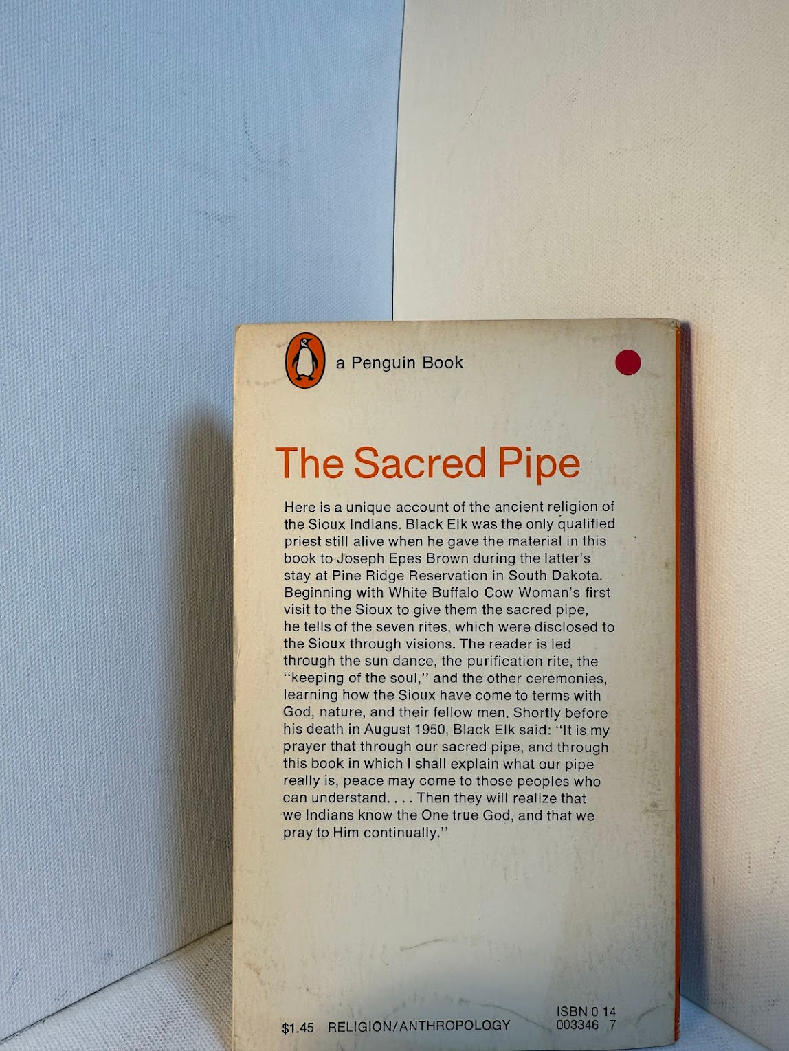 The Sacred Pipe - Black Elk's Account of the Seven Rites of the Oglala Sioux