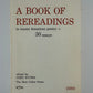 A Book of Rereadings in Recent American Poetry edited by Greg Kuzma