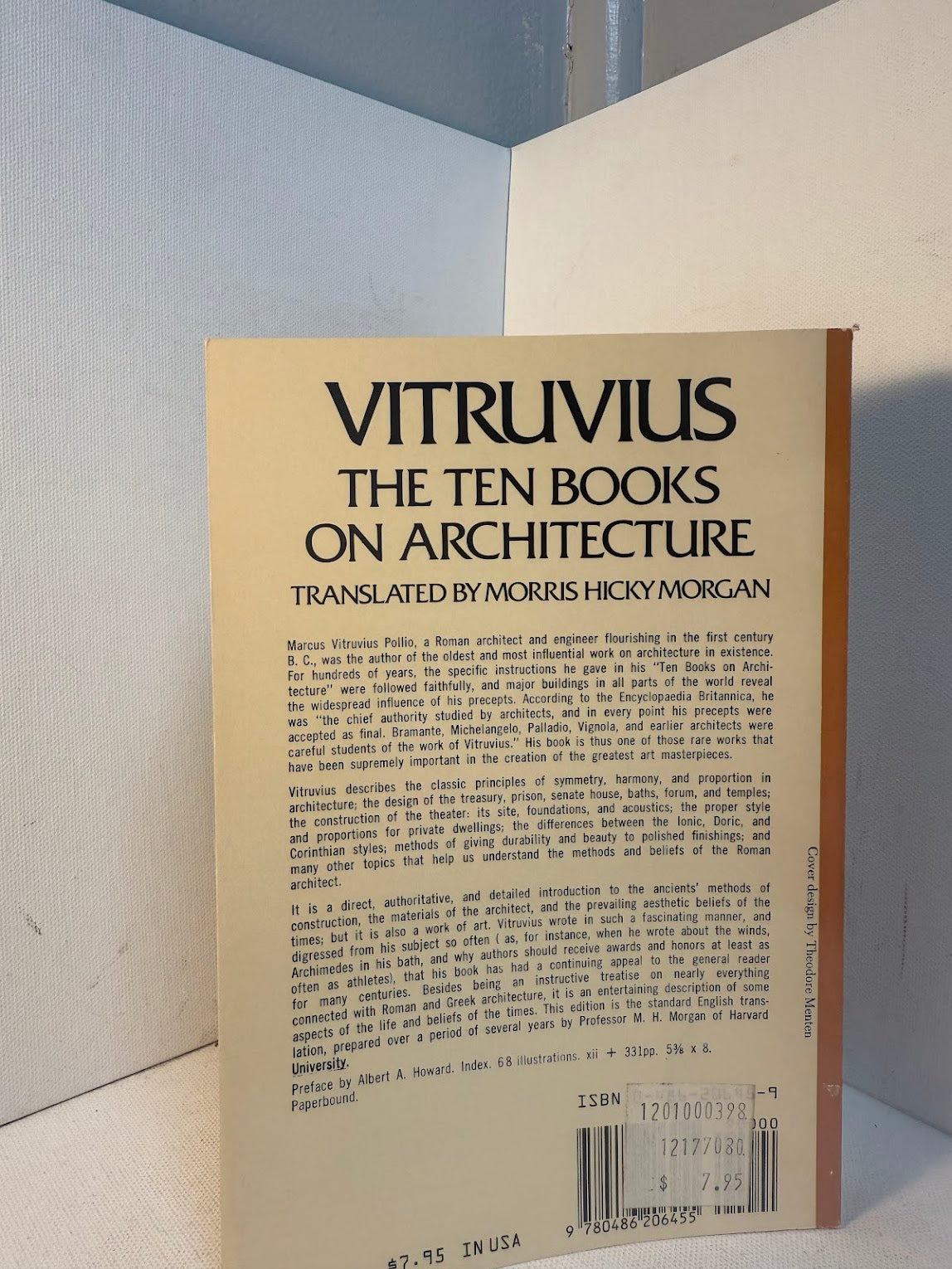 The Ten Books of Architecture by Vitruvius