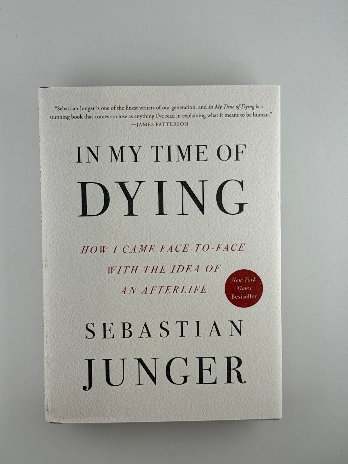 In My Time of Dying by Sebastian Junger