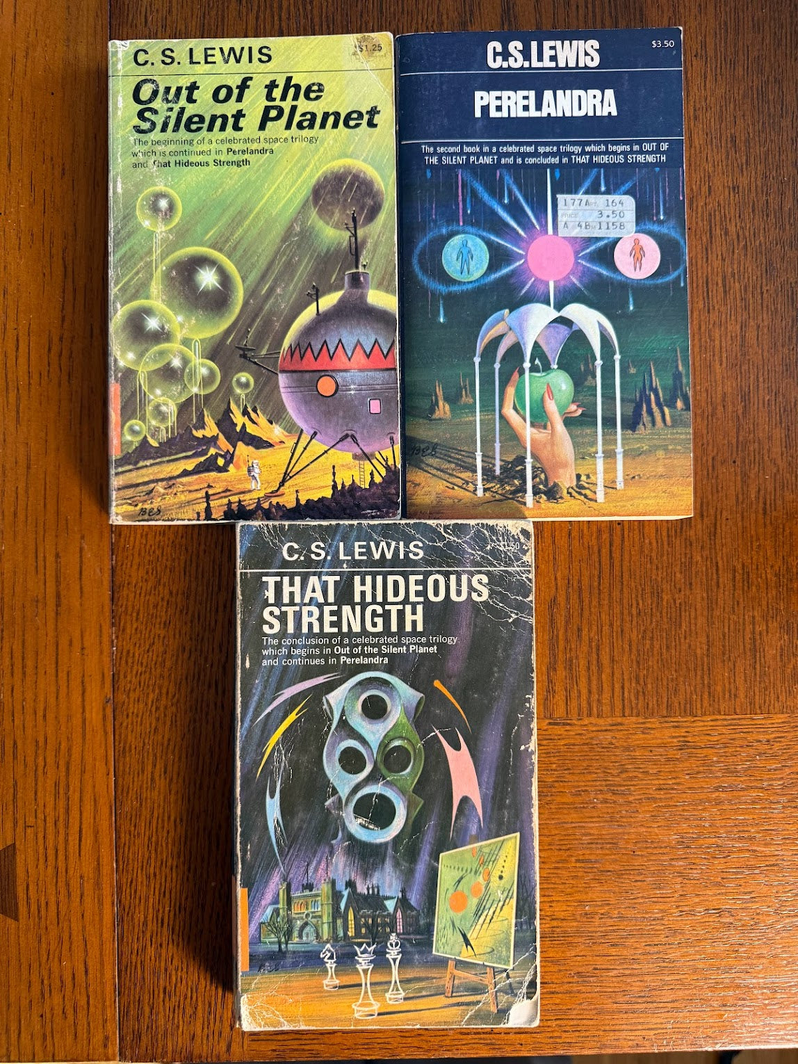 Out of the Silent Planet trilogy by C.S. Lewis