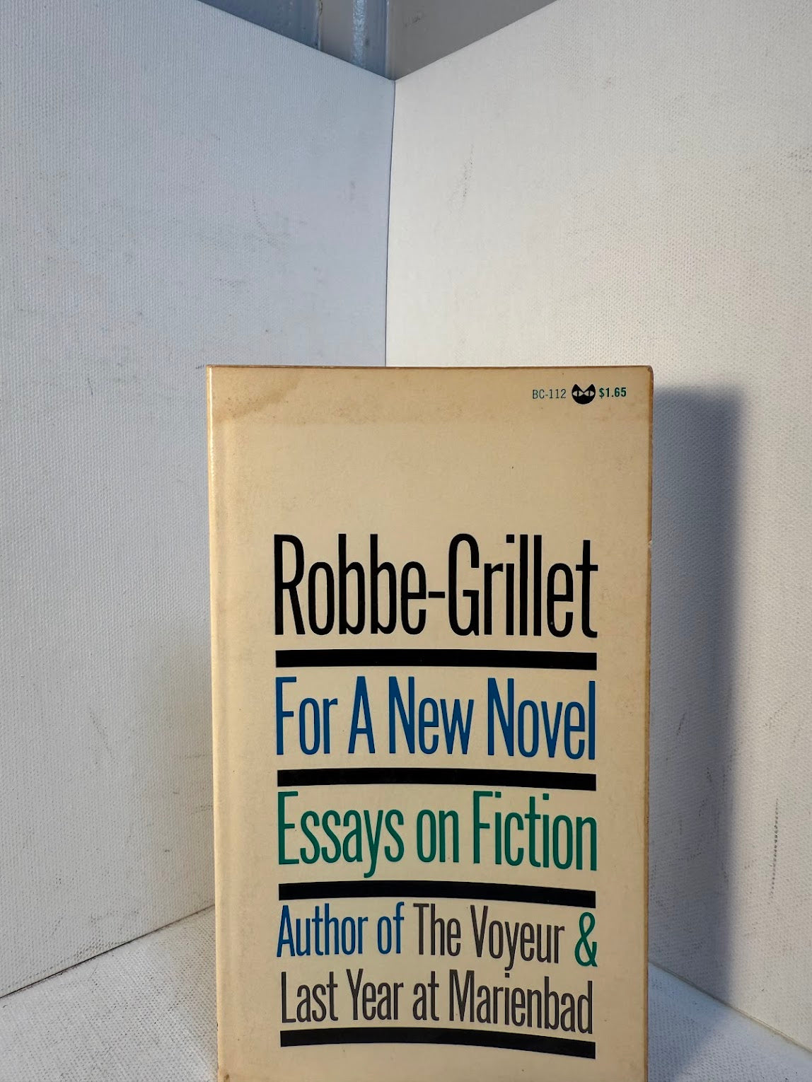 For a New Novel by Alain Robbe Grillet