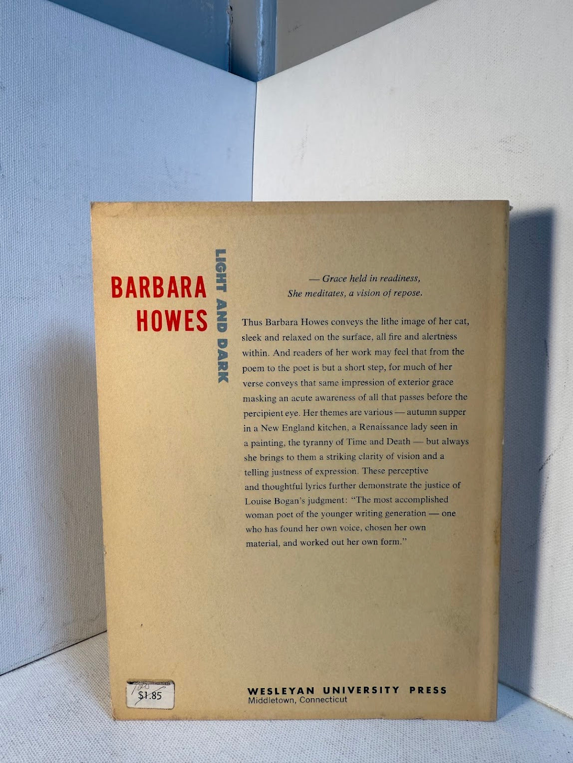 Light and Dark by Barbara Howes