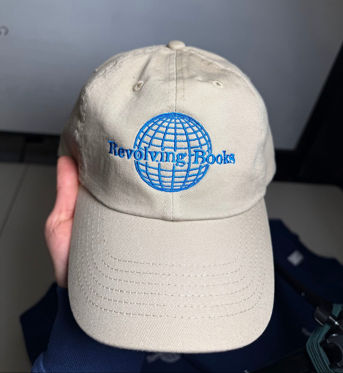 Embroidered Globe Hat