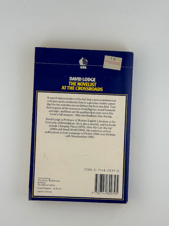 The Novelist at the Crossroads by David Lodge