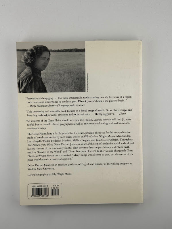 The Nature of the Place - A Study of Great Plains Fiction by Diane Dufva Quantic