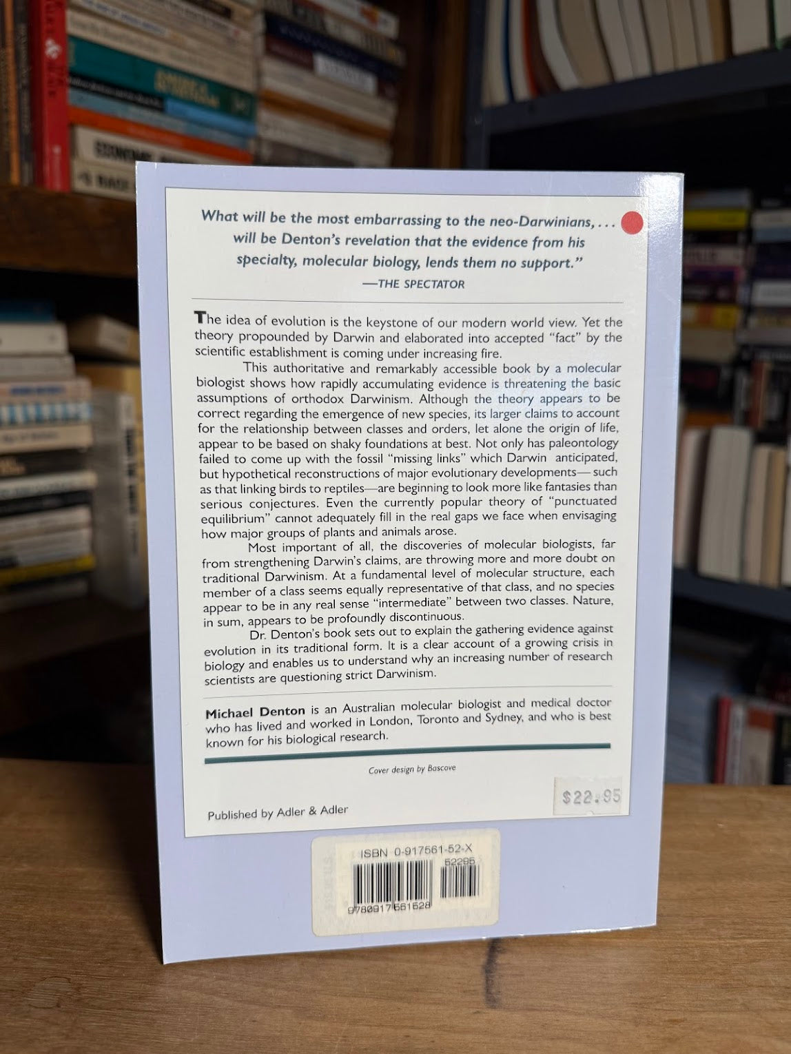 Evolution: A Theory in Crisis by Michael Denton