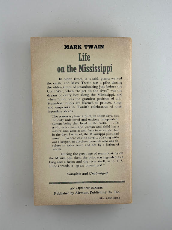 Life on the Mississippi by Mark Twain