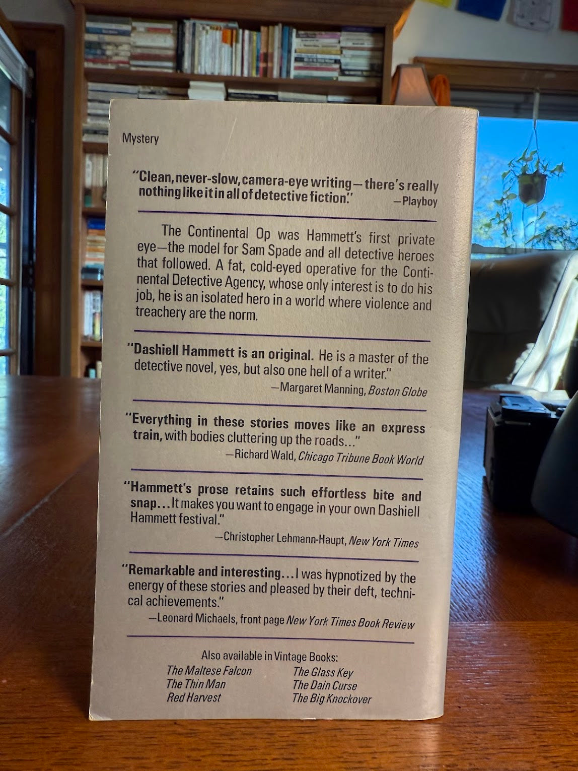 The Continental Op by Dashiell Hammett