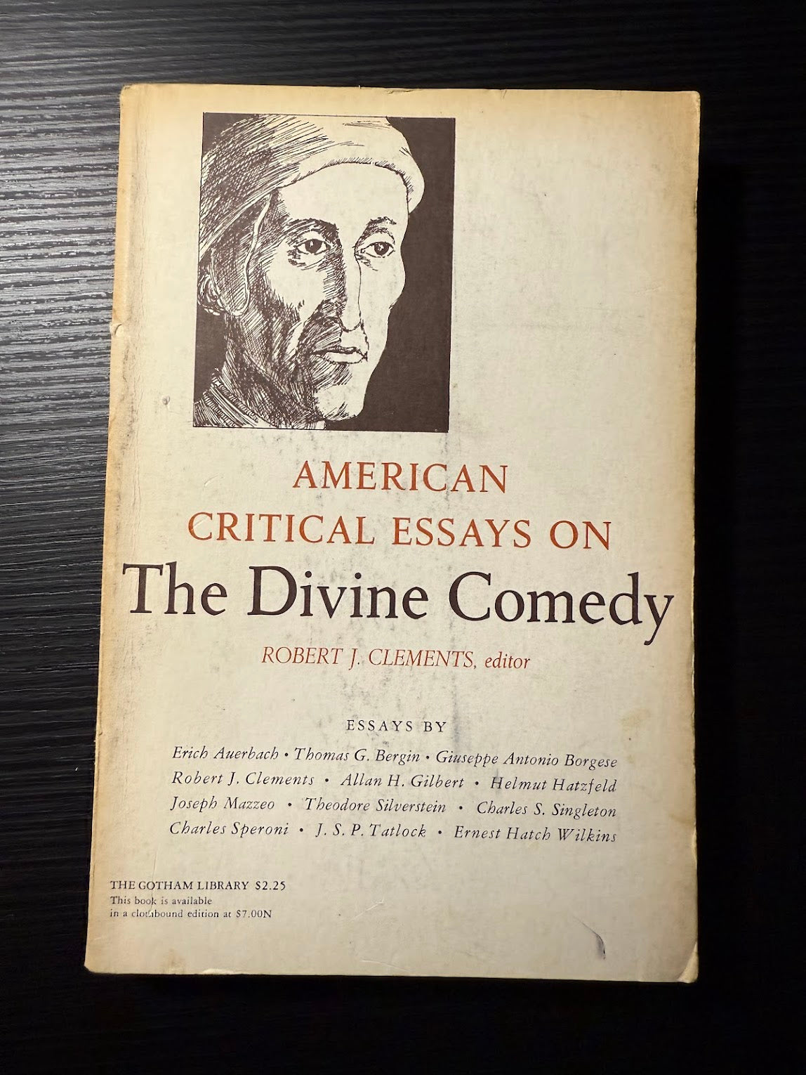 American Critical Essays on The Divine Comedy edited by Robert J. Clements