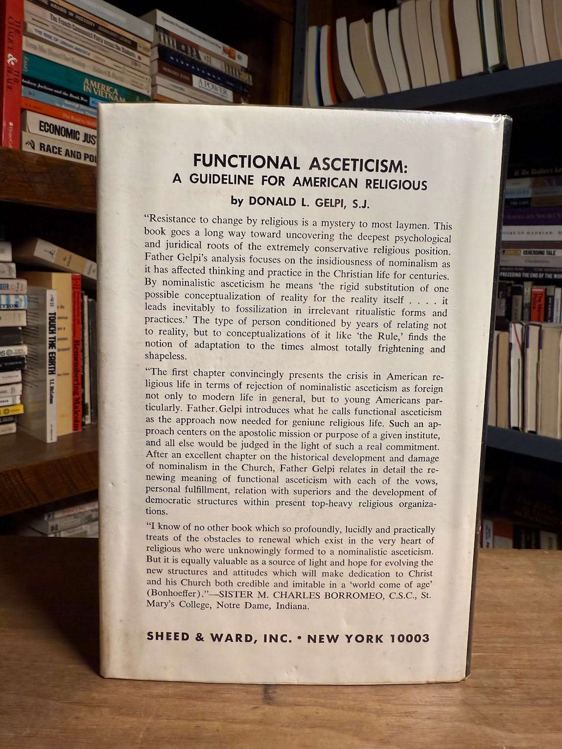 Functional Asceticism - A Guideline for American Religious by Donald L. Gelpi
