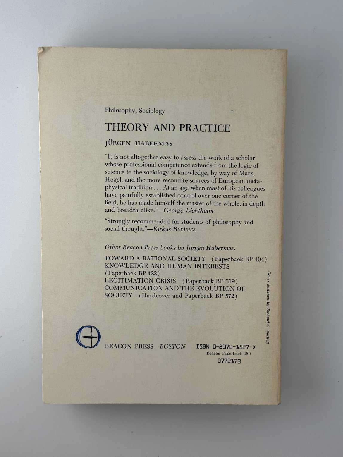 Theory and Practice by Jurgen Habermas
