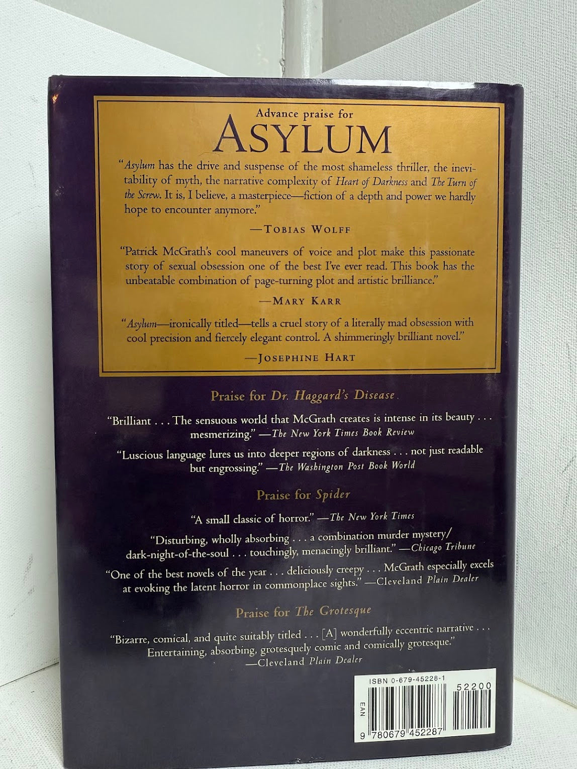 Asylum by Patrick McGrath