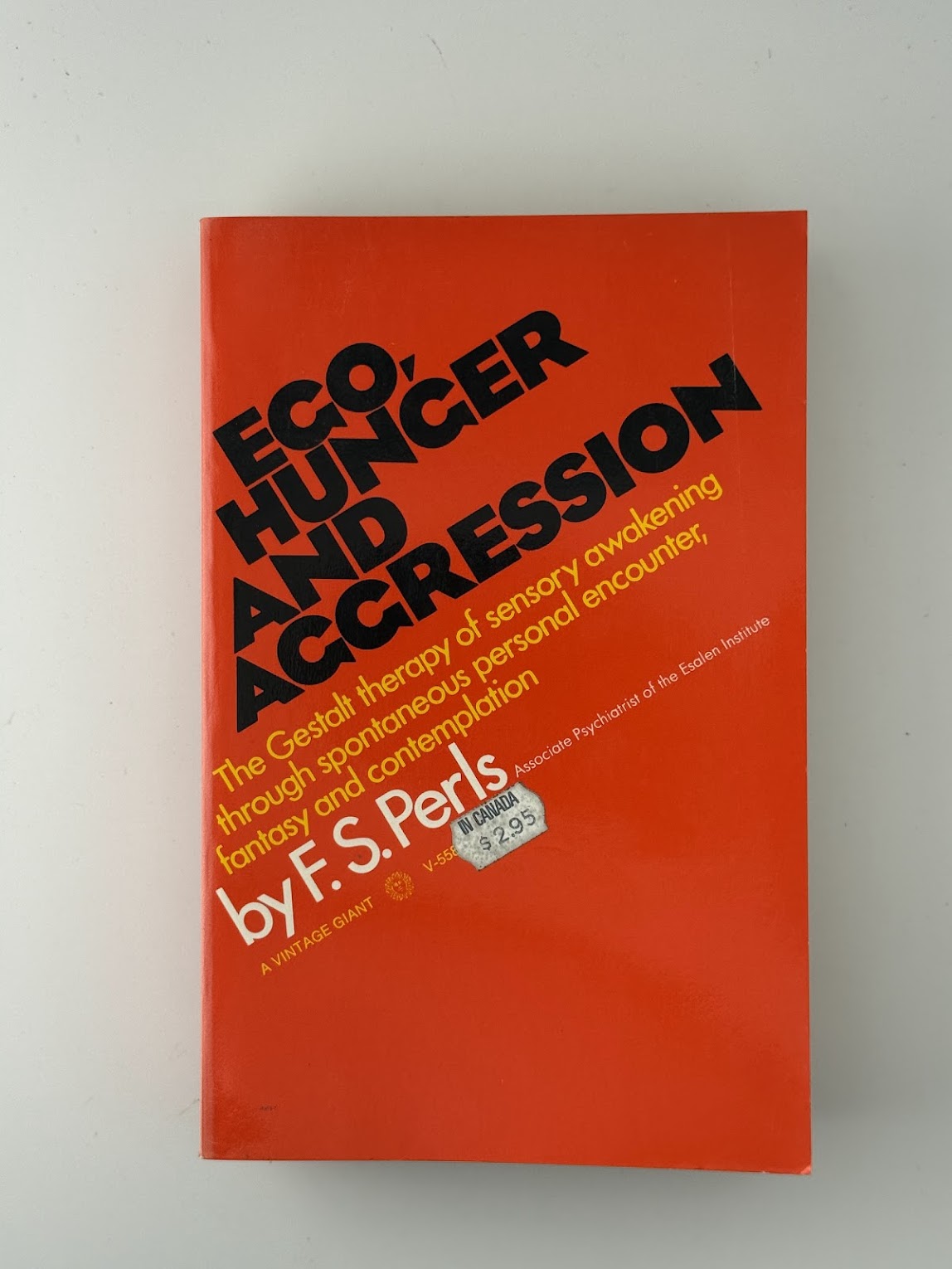 Ego, Hunger and Aggression by F.S. Perls