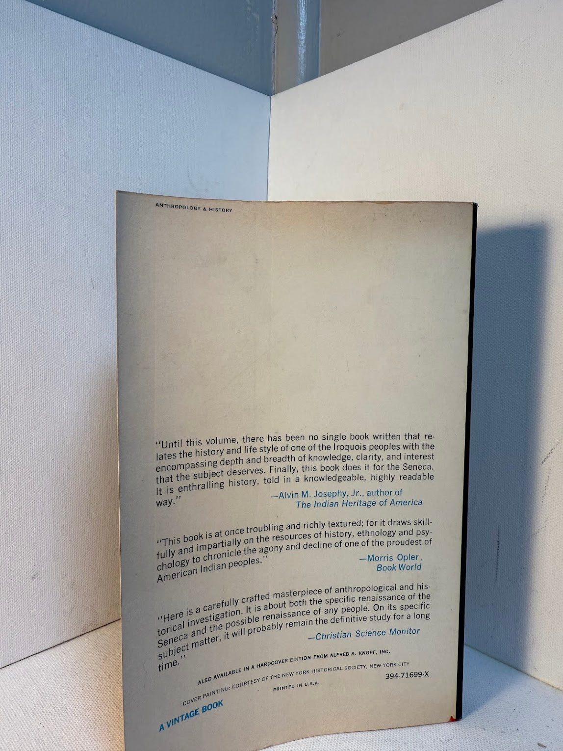 The Death and Rebirth of the Seneca by Anthony F.C. Wallace