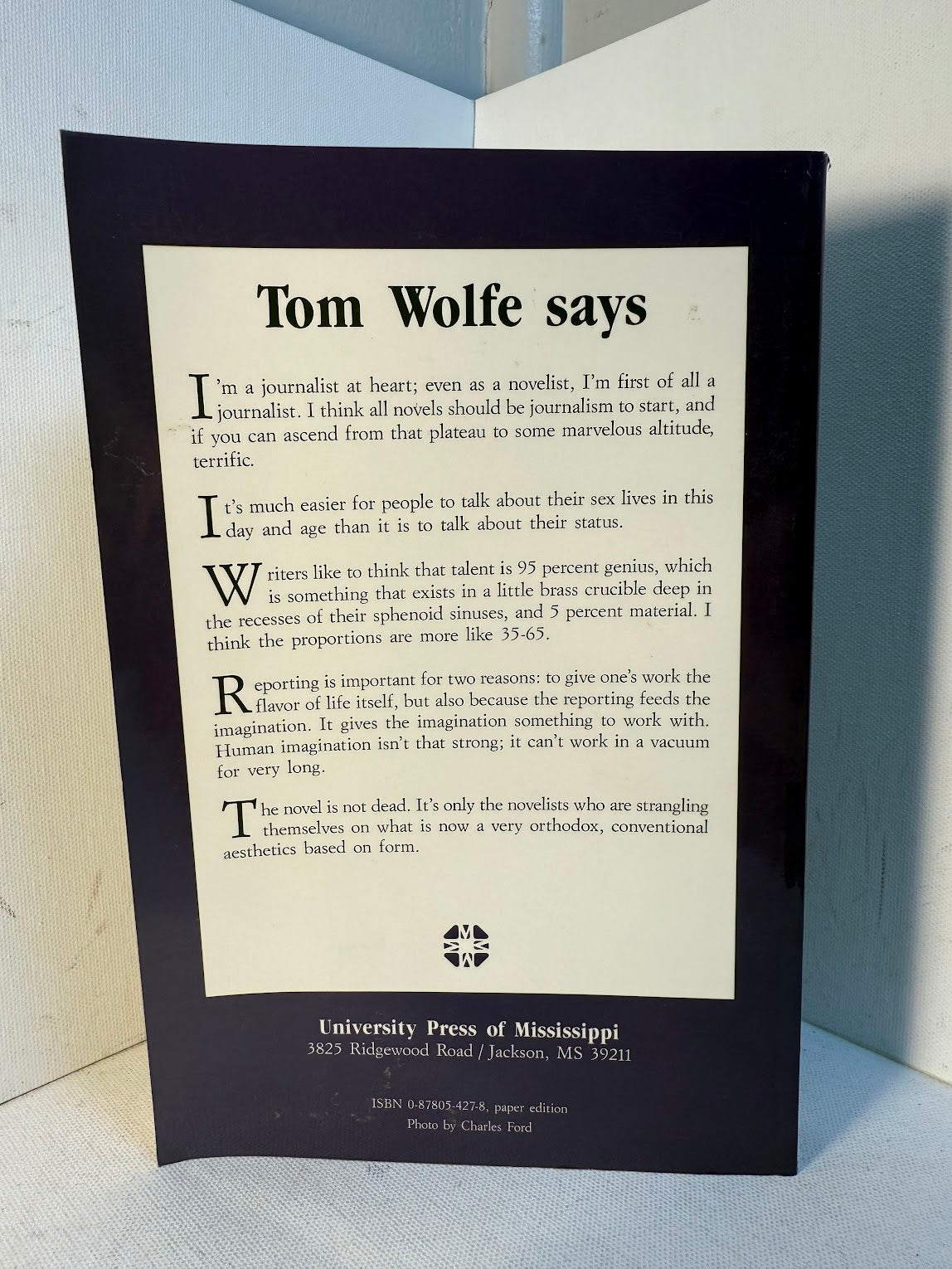 Conversations with Tom Wolfe