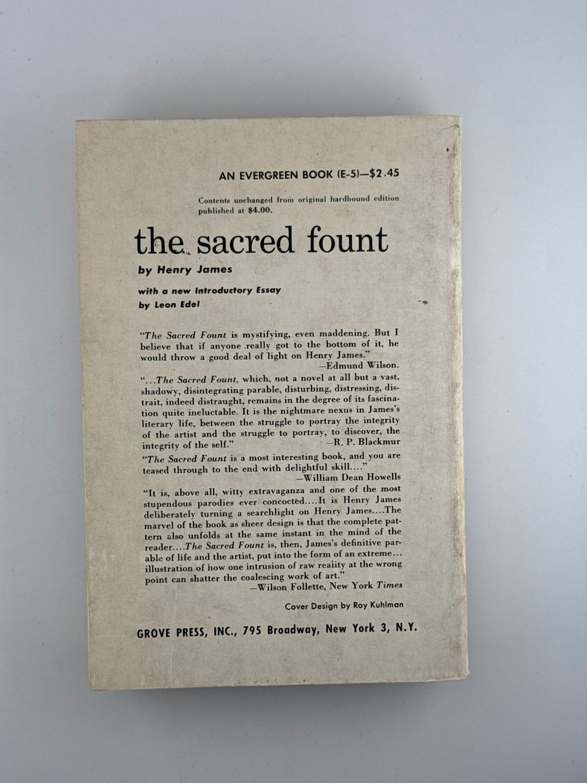 The Sacred Fount by Henry James