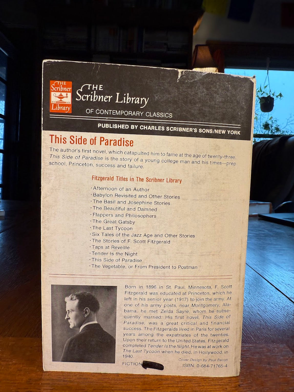 This Side of Paradise by F. Scott Fitzgerald