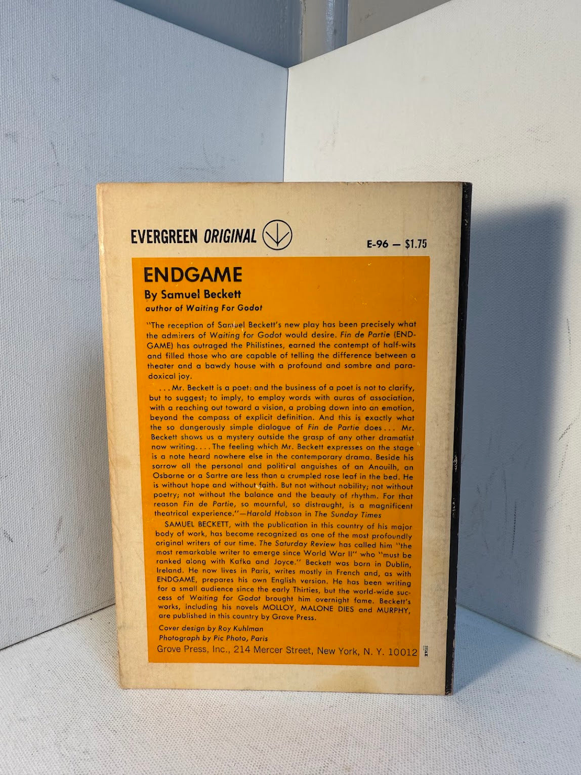 Endgame by Samuel Beckett