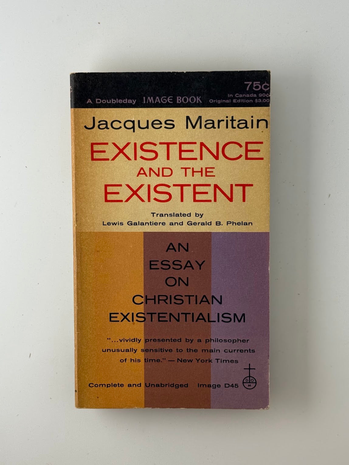 Existence and the Existent by Jacques Maritain