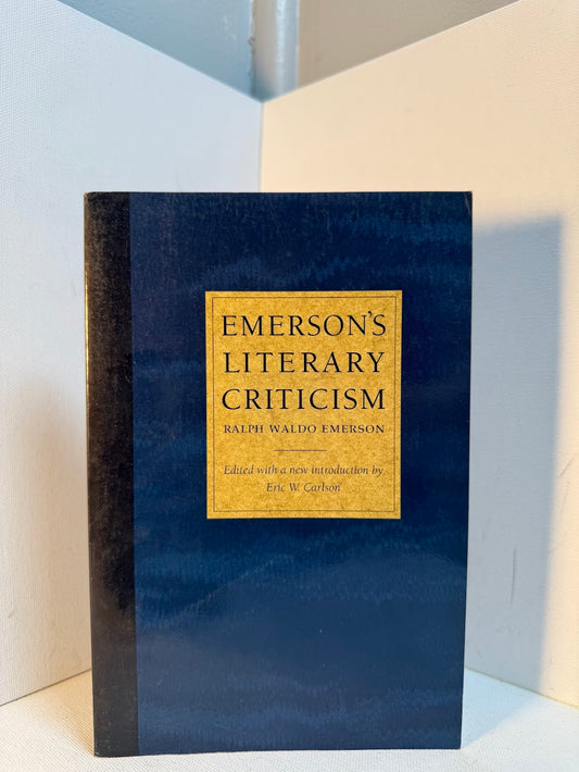 Emerson's Literary Criticism by Ralph Waldo Emerson