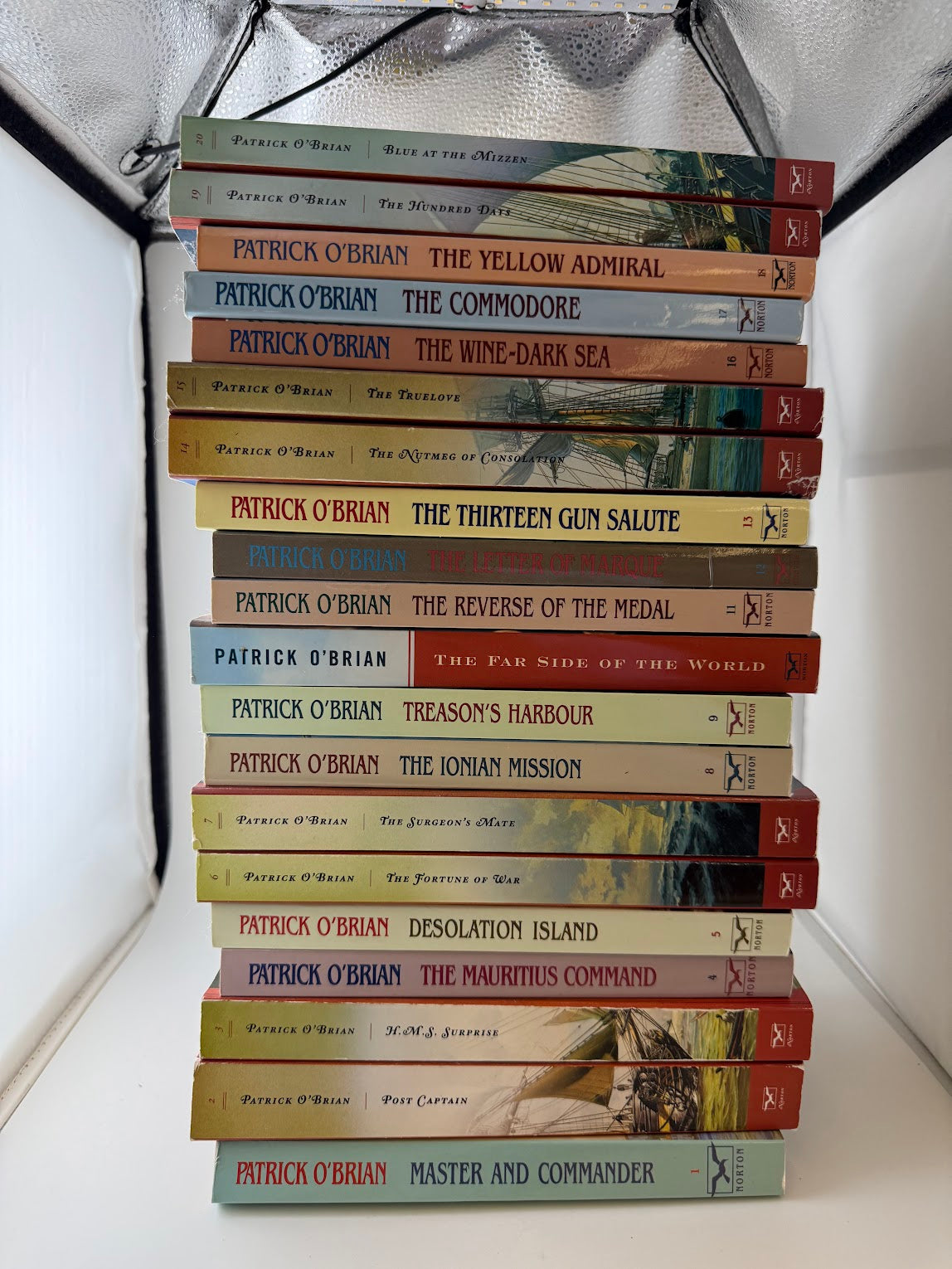 Books 1-20 of Patrick O'Brian Master and Commander Series