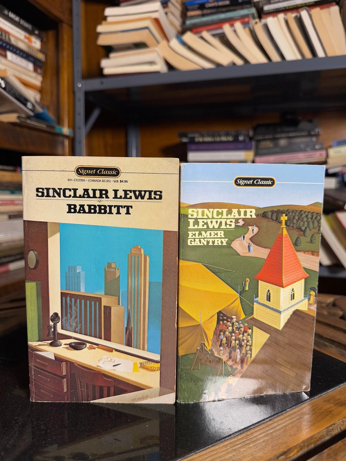 Babbitt & Elmer Gantry by Sinclair Lewis