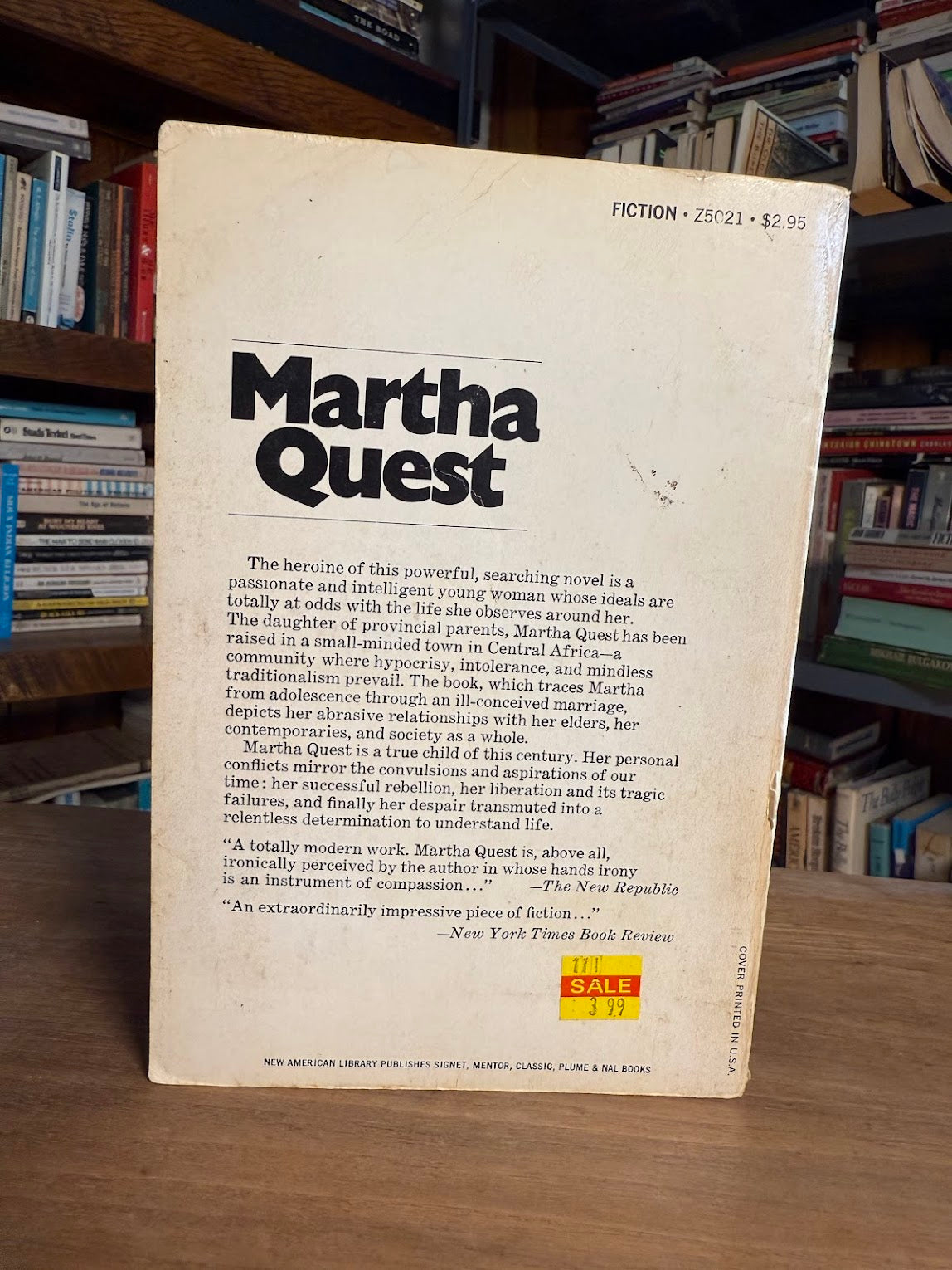 Martha Quest by Doris Lessing